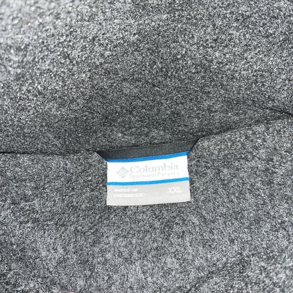 Columbia Mens Size XXL Gray Fleece Zip Up Jacket - Picture 3 of 5